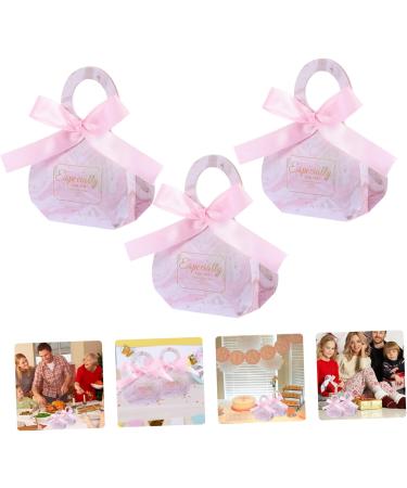 HOMSFOU 50 Sets Candy Box Wedding Party Favor Boxes Chritmas Candy Wedding Boxes Hawaiian Paper Favor Boxes Birthday Candy Bags Chrismas Candy Paper and Ribbon Chocolate Box Baby Gift Box 1 count (Pack of 1) Pink - Buy Online on GoSupps.com