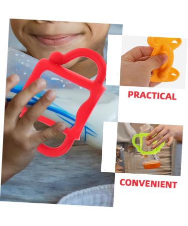 ibasenice 10 Pcs Silicone Bottle Handle Bottle Handles Bottle Accessories Self Feeding Bottle Handle Silicone Bottle Handle Wide Mouth Milk Bottle 13.00X7.00X6.50CMx5pcs Assorted Colorx5pcs - Buy Online on GoSupps.com