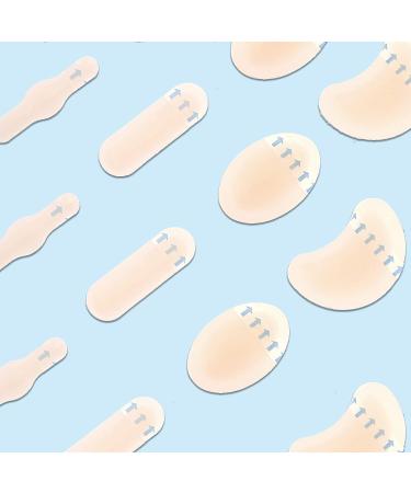 Invisible Waterproof Gel Blister Plasters Bandages 24PCS - Hydrocolloid Cushion Patch for Fingers, Toes, Heel - Men & Women - Daily Skin Protector - Buy Online on GoSupps.com