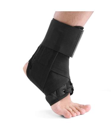 Breathable Orthosis Ankle Corrector Support Brace Foot Supports Protection Sports Outdoors Exercise Fitness Equipment Corrector Sprain Arthritis Recovery(L)