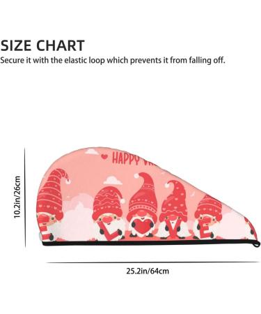 Quick-Dry Hair Towel Wrap with Button | Gnomes Love Turban | Best Hair Drying Towel for Fast Results - Buy Online on GoSupps.com