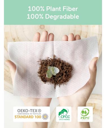 Babycozy 2-in-1 Moisturizing Baby Wipes - 100% Biodegradable & Hypoallergenic - 240 Count (Pack of 6) - Buy Online on GoSupps.com