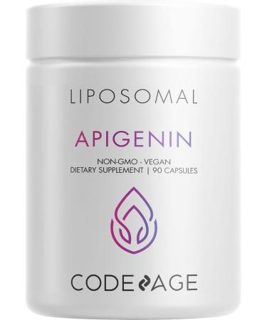 Codeage Liposomal Apigenin Supplement 3-Month Supply Daily Flavonoid Chamomile Extract Liposomal Phospholipid Complex Non-GMO Sunflower Oil Phosphatidylcholine Vegan Blend Gluten-Free 90 Count 90.0 Servings (Pack ... - Buy Online on GoSupps.com