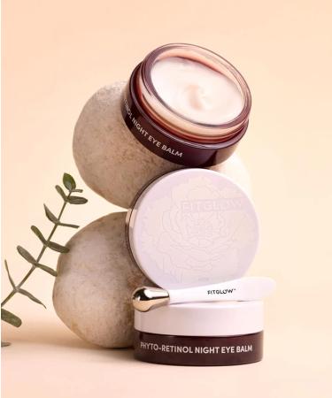 Buy FITGLOW Beauty Phyto-Retinol Night Eye Balm | Vegan Clean Beauty | Woman-Owned | 0.5 oz | International Shipping - Buy Online on GoSupps.com