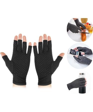 Fabater Half Finger Bike Gloves for Men Elastic Compression Arthritis Gloves Anti-Slip Daily Health Care for Mountaineering International Shipping Available - Buy Online on GoSupps.com