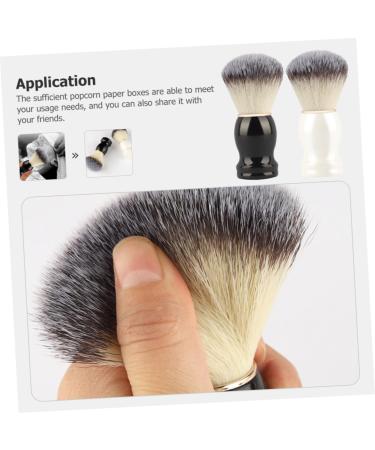 Beaupretty Manual Shaving Brush Set - 2 Portable Soap Cleaning Accessories for Beard & Hairdressing Salon - Buy Online on GoSupps.com