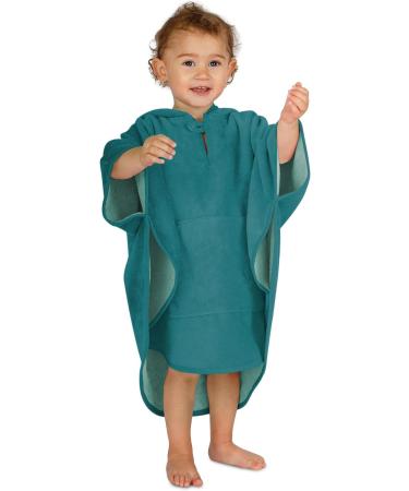 Normani Children's Bath Poncho | Cotton Bath Towel for Toddlers with Hood | Blue Bathrobe 55x70 cm - Buy Online on GoSupps.com