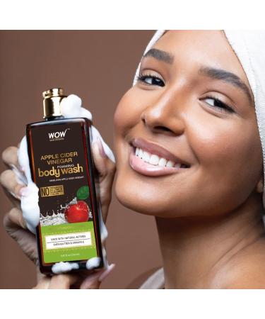 WOW Skin Science Apple Cider Vinegar Foaming Body Wash - 250ml | For Men & Women | Moisturizing & Acne-Fighting | Suitable for All Skin Types - Buy Online on GoSupps.com