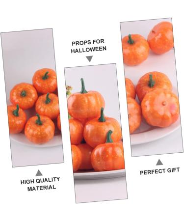 FUNOMOCYA 8pcs Pumpkin Decoration Ornament Orange Decor Photo Props Fake Pumpkins Props Fake Fall Vegetable Pumpkin Crafts Mini Halloween Pumpkin Party Adornments Foam Little Pumpkin Model - Buy Online on GoSupps.com