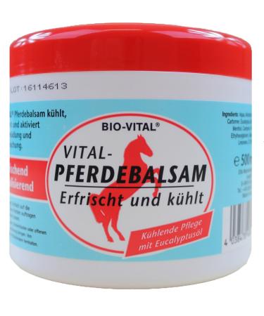 3x Horse Balm Horse Ointment Invigorating Vitalizing Cooling Massage Gel 500ml (3) - Buy Online on GoSupps.com