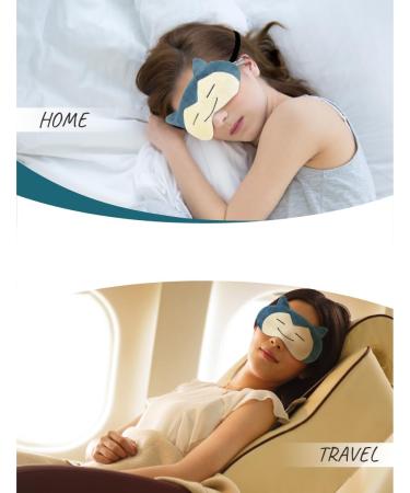 Snorlax Eye Mask & Hibiscus Sleeping Tea Set - Comfort for Restful Sleep | 1 Count - International Shipping Available - Buy Online on GoSupps.com