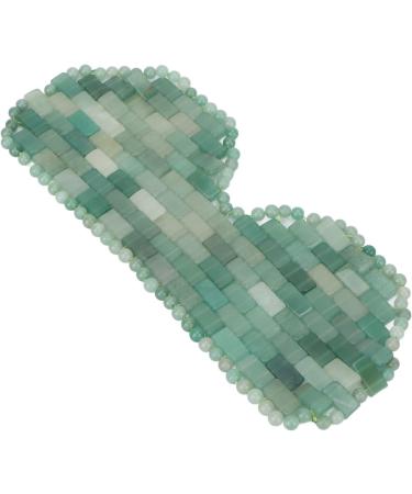 Verdant Touch Jadestone Eye Pads - Natural Green Stone for Dark Circles & Sleep Enhancement - Shop Internationally! - Buy Online on GoSupps.com