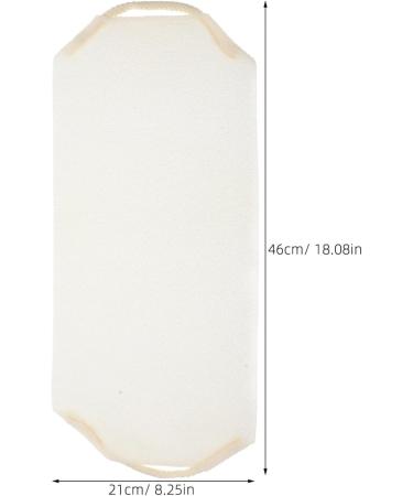 NOLITOY Exfoliating Back Scrubber | Nylon Body Scrub Towel with Handles for Deep Cleaning | International Shipping Available - Buy Online on GoSupps.com