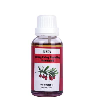 Ginseng Goji Berry Massage Oil for Men Men's Enhanced Endurance Strength Maintenance Oil Ginseng Goji Berry Oil Natural Plant Extracts Coconut Oil Tocopherol 1oz/30ml