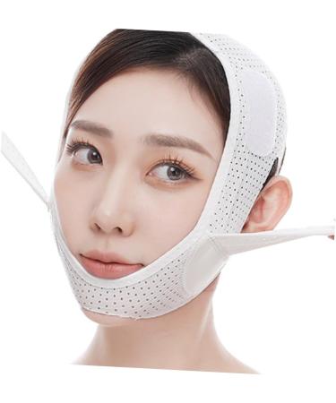 DOITOOL 1pc Shaping Belt Strap V Line Lifting Belt Facial Slimming Facial Beauty Supply Chin Lift Belt Firming Facial Belt Fabric White Far - Buy Online on GoSupps.com