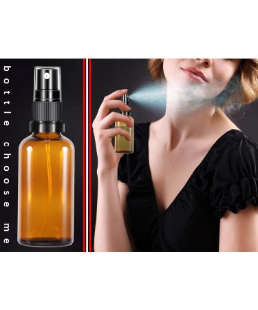 Brownlas Small Glass Spray Bottles 50ml - 2 Pack - Empty Perfume & Cosmetic Atomizers - Portable Pharmacy Bottles - Buy Online on GoSupps.com