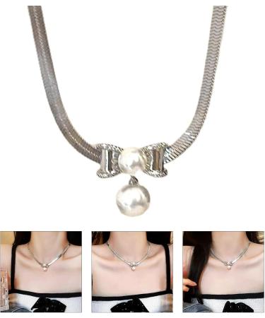 Oralgo Elegant Loop Trailer Necklace - Stylish Alloy Chains for Daily Use | International Shipping Available - Buy Online on GoSupps.com