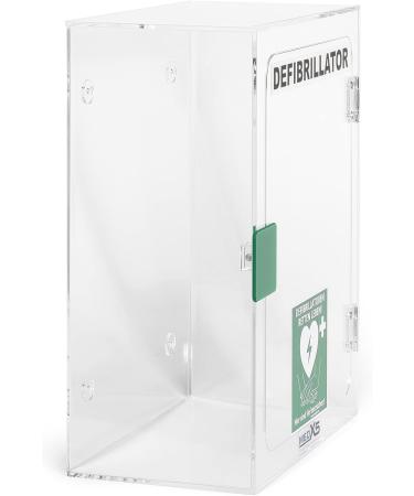 MedX5 Defibrillator Acrylic Glass Wall Box - Indoor Use with Defi Location Sign - No Alarm - Secure Your Space - Buy Online on GoSupps.com