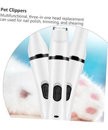 SUPVOX Cordless Pet Grooming Clipper & Nail Trimmer - Dog Hair Clipper & Nail Cutter - Electric Pet Supplies - Buy Online on GoSupps.com