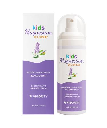 Kids Magnesium Sleep Spray with Lavender & Neroli Calming Bedtime Mist for Legs Feet & Body - Gentle Magnesium Oil Spray for Kids - Aromatherapy Pillow & Room Spray for Relaxation & Comfort