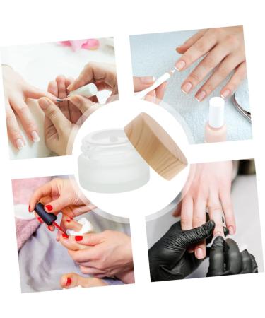 minkissy Pen Wash Cup Nail Remover Bottle Glass Cups Manicure Art Dish Convenient Nail Art Liquid Cup Powder Mixing Cup Nail Pen Cup Small Glass Cup for Manicure Dappen Dish Crystal Tool - Buy Online on GoSupps.com