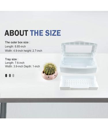 Timoo Nail Art Tool Sterilizer Box - Nail Salon Organizer for Manicure Equipment (1 Pcs) White - Buy Online on GoSupps.com