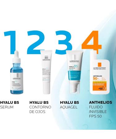 La Roche-Posay Hyalu B5 Aquagel SPF30 50ml - Hydrating Anti-Aging Gel with Sun Protection - Buy Online on GoSupps.com