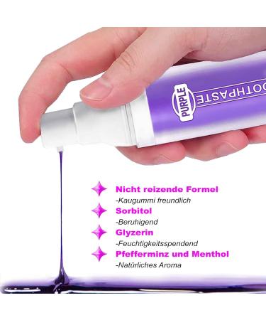 Purple Toothpaste for Whitening Teeth | Best Whitening Toothpaste for a Radiant Smile - Buy Online on GoSupps.com