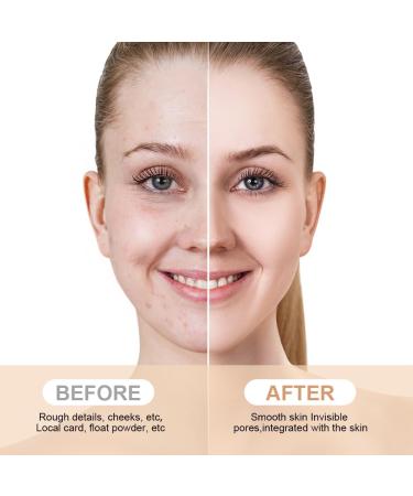 Mushroom Head Air Cushion CC Cream Moisturizing & Oil Control Foundation Cover Concealer Long Lasting Air Cushion CC Cream with Mushroom Makeup Sponge Liquid Foundation BB Cream for Women Makeup Ivory White - Buy Online on GoSupps.com