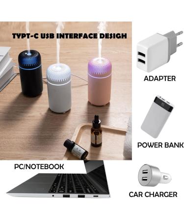 Unee Car Diffuser USB 100ml Mini Humidifier Essential Oil Aromatherapy Diffuser - Black - Buy Online on GoSupps.com