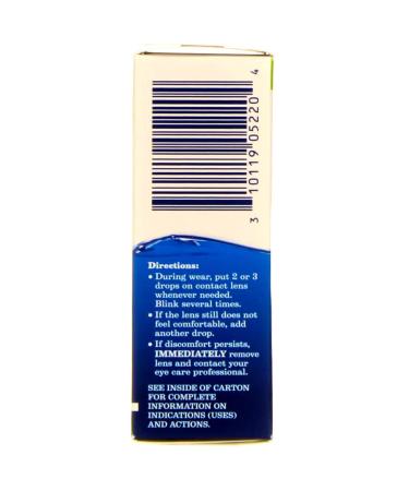 Bausch & Lomb ReNu MultiPlus Lubricating & Rewetting Drops 0.27 oz (Pack of 5) - Hydration & Comfort for Contact Lenses - Buy Online on GoSupps.com