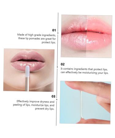 MUSISALY 1Pc Transparent Lip Protector Moisturizing Lip Pomade Hydrating Treatment for Soft Juicy Lips Portable Lip Gloss for Daily Use for Preventing Dryness and Peeling - Buy Online on GoSupps.com