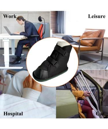 Buy WEEOATAR Post Operation Boot | Adjustable Orthopedic Recovery Shoe for Broken Foot Toe Stress Fractures & Bunions - Black M - Buy Online on GoSupps.com