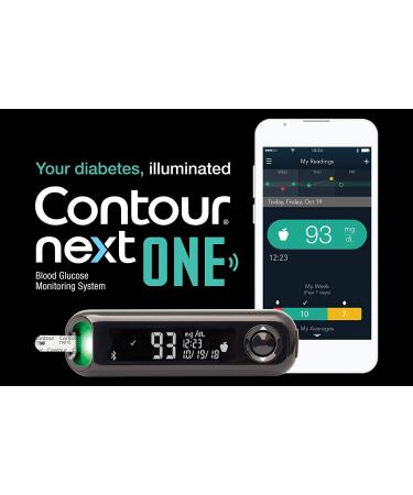 Contour NEXT ONE Blood Glucose Monitoring System - Accurate Blood Sugar Testing - Buy Online on GoSupps.com