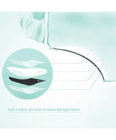 Lavender Silk Sleep Mask for Men and Women | Soft Eye Blindfold for Yoga & Meditation - Light Blocking Design with Ear Plugs - Buy Online on GoSupps.com