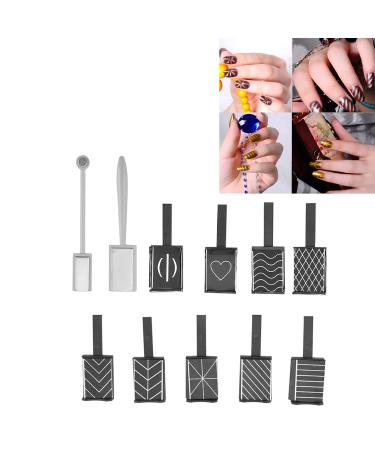 Cat Eye Magnets for Nails - 11-Piece Spider Gel Nail Art Set UV Polish Magnet 3D Magnetic LED Polish & Magic Magnet Stick - Buy Online on GoSupps.com
