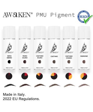 AWAKEN PMU Ink - Premium Semi-Permanent Microblading Ink for Eyebrows & Eyeliner | Compliant with 2022 EU Legislation | Ship Internationally - Buy Online on GoSupps.com