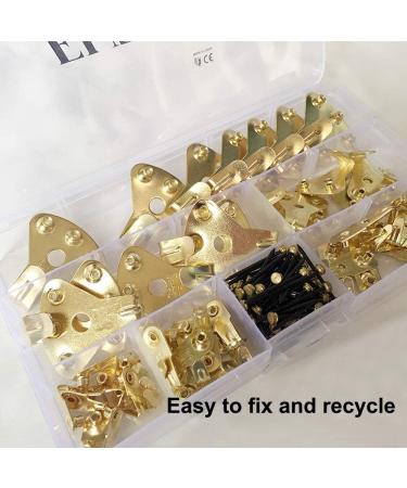 125 pcs Picture Hangers  Heavy Duty Picture Hanging Kit with Nails  Professional Picture Hanging Kit on Wooden/Drywall for Canvas  Office Pictures  Clock  House Decoration  Holds 10-100 lbs - Buy Online on GoSupps.com