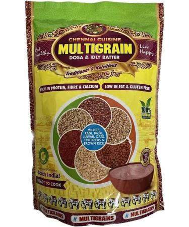Chennai Cuisine Dosa Batter 1KG | Multigrain Batter 850GM | Instant Rice Dosa Breakfast Mix | Pure Veg South Indian Breakfast Mix | 100% Natural Ingredients (Pack of 4) - Buy Online on GoSupps.com