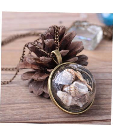VALICLUD Necklaces Glass Pendant Chain Choker Womens Necklace Women Necklace Jewelry Conch X600 - Buy Online on GoSupps.com