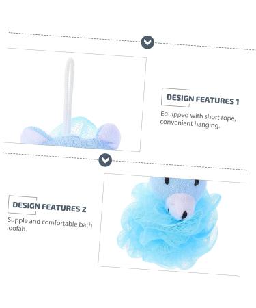 Hemoton 4pcs Bath Ball Set | Loofah Shower Scrubber & Sponge for Body Care | Cute Cartoon Bath Puff Tools - Perfect for Relaxing Baths - Buy Online on GoSupps.com