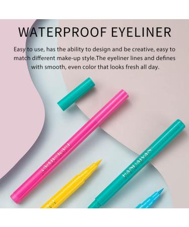 Colorful Eyeliner Set Matte Waterproof Gel Eyeliner Cosplay Eyeshadow Crayon 12PCS colourful eyeliner - Buy Online on GoSupps.com