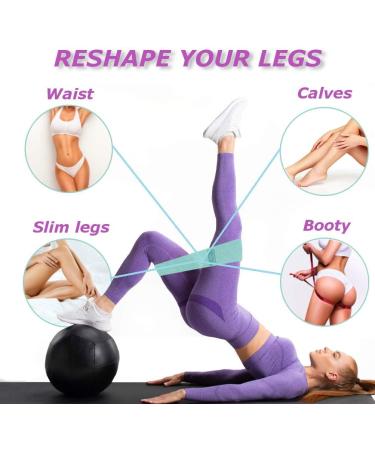 Vikingstrength Booty Bands | Resistance Bands for Legs & Butt | 3 Levels Non-Slip Elastic Workout Bands for Women - Pink - Buy Online on GoSupps.com