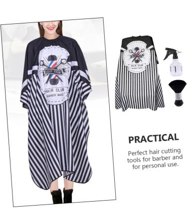 FRCOLOR 1 Set Hairdressing Cloth Set Hair Cutting Cape Nylon Hair Cutting Cape PET Dress Scarf Haircut Scarf Sheer Spray Bottle Salon Hair Towel Hairdressing Cape for Salon Hair Dye - Buy Online on GoSupps.com