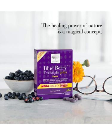 New Nordic Blueberry Eyebright Plus Mega Strength - 30 One-A-Day Natural Eye Supplement Tablets - Buy Online on GoSupps.com