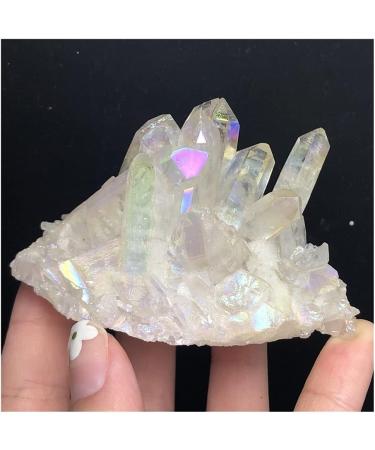 Natural White Crystal Clear Cluster Original Stone Quartz Specimen Rock Raw Gemstone Reiki Decor Crystal Cluster - Buy Online on GoSupps.com