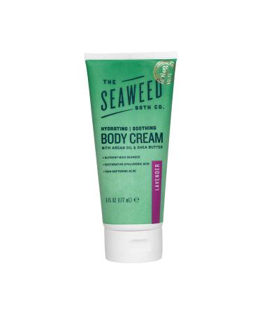 The Seaweed Bath Co. Body Cream, Lavender, Ivory, 6 Ounce (800-060-BCLA)