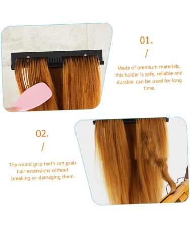 Angoily Wig Display Stand Extension Hair Clips Suction Cup Display Holder Display Holder for Hair Extension Clothes Rack Extension Holder for Styling Wig Stand Resin To Weave Coat Hanger - Buy Online on GoSupps.com