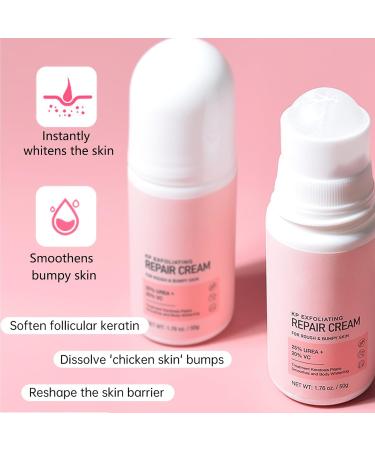 Keratosis Pilaris Lotion Leg Keratosis Pilaris Treatment Body Cream Skin Exfoliating Repair Cream Chicken Skin Care Cream Exfoliating Skin Body Lotion for Reduce and Smoothen Rough & Red Bump - Buy Online on GoSupps.com