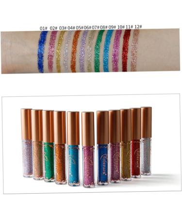NOLITOY 2pcs Liquid Eyeliner Eyeshadow Diamond Kits Eyeliner Liquid Pen Eye Shadow Pearlescent Metal Miss 1 count (Pack of 1) 10x2pcs - Buy Online on GoSupps.com